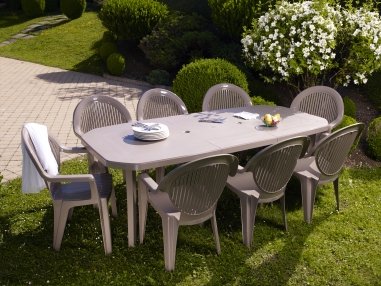 Table de jardin Ibiza 165 cm : achat Table de jardin